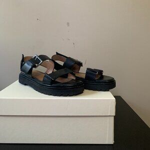 Madewell - The Cady Lugsole Sandal - Black